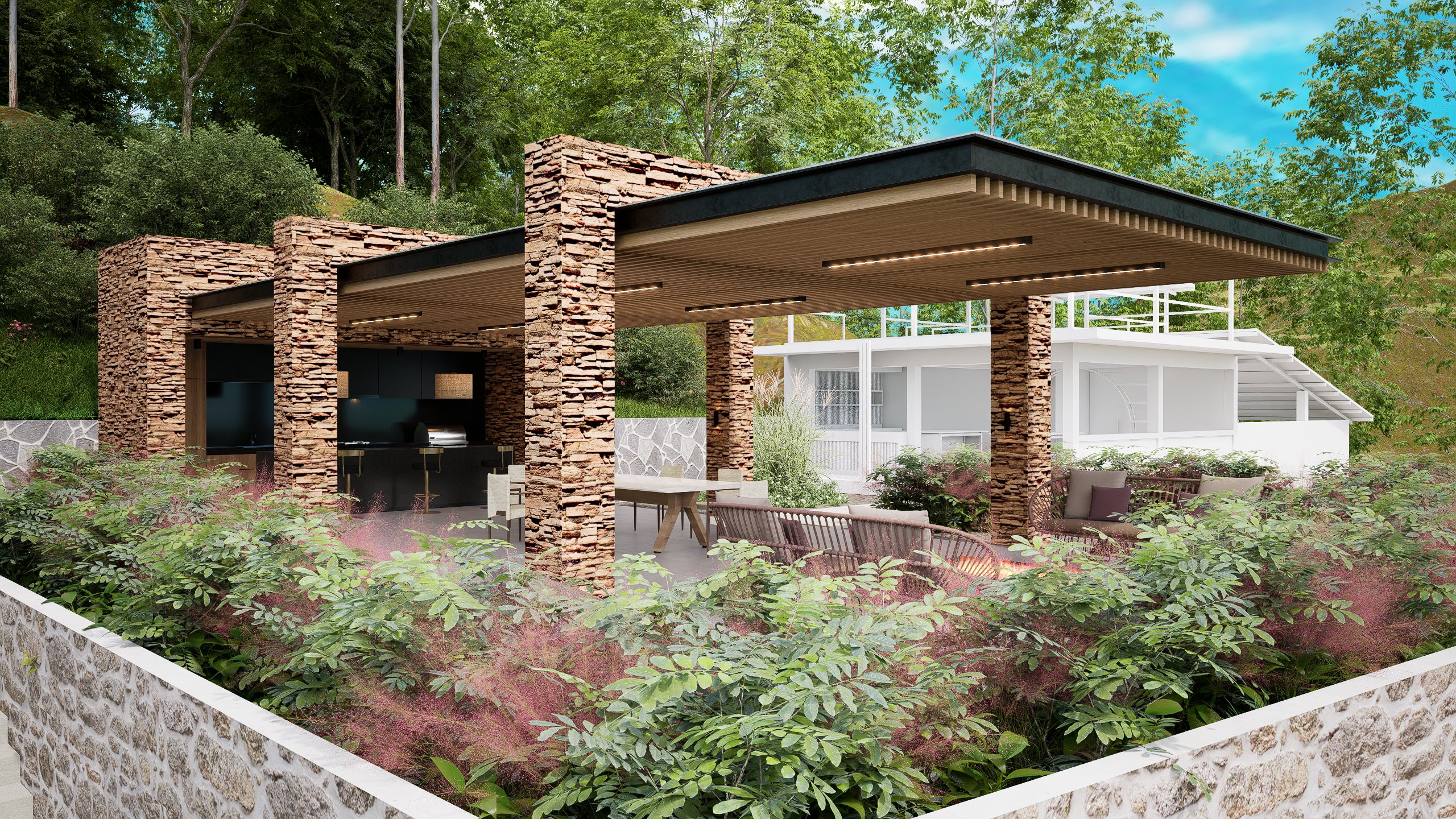 Salón Exterior Finca Aguaviva